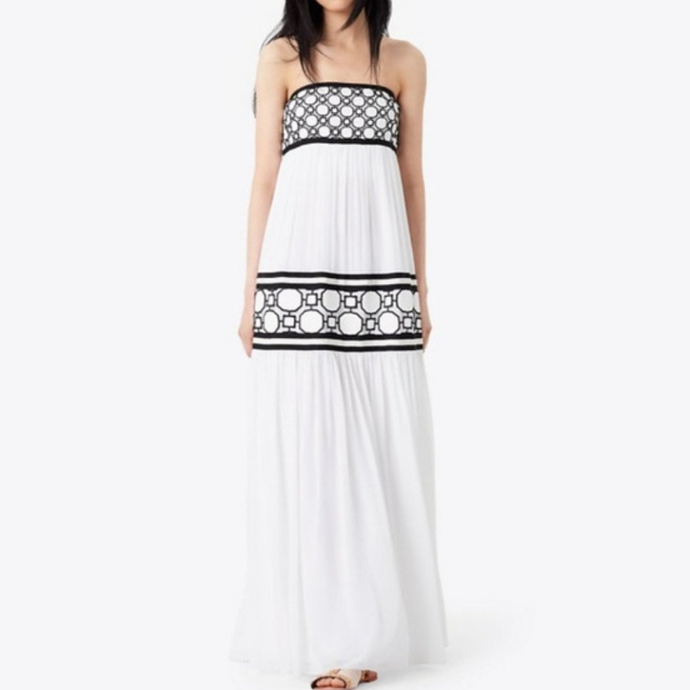 Tory Burch Christie Dress NWT Hicks Geo Runway HOST PICK - Picture 3 of 8